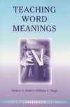 Stahl, S: Teaching Word Meanings