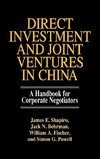 Direct Investment and Joint Ventures in China