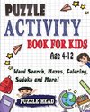 Puzzle Activity Book for kids Age 4-12