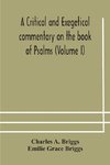 A critical and exegetical commentary on the book of Psalms (Volume I)