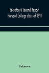 Secretary's Second Report; Harvard College class of 1911