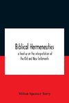 Biblical Hermeneutics