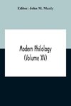 Modern Philology (Volume XV)