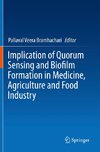 Implication of Quorum Sensing and Biofilm Formation in Medicine, Agriculture and Food Industry