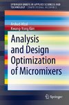 Analysis and Design Optimization of Micromixers