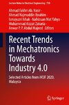 Recent Trends in Mechatronics Towards Industry 4.0