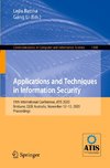 Applications and Techniques in Information Security