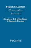 Catalogue de la bibliothèque de Benjamin Constant