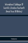 International Catalogue Of Scientific Literature Fourteenth Annual Issue (M Botany)