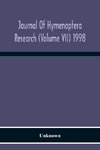 Journal Of Hymenoptera Research (Volume Vii) 1998