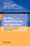 Big Data, Machine Learning, and Applications