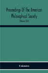 Proceedings Of The American Philosophical Society; Held At Philadelphia For Promoting Useful Knowledge (Volume Xlii)