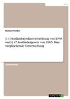 § 13 Ausländerpolizeiverordnung von 1938 und § 47 Ausländergesetz von 1965. Eine vergleichende Untersuchung