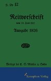 H. Dv. 12 Reitvorschrift 1926