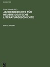 Jahresberichte für neuere deutsche Literaturgeschichte, Band 5, Jahr 1894