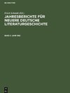 Jahresberichte für neuere deutsche Literaturgeschichte, Band 3, Jahr 1892