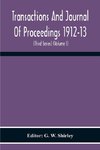 Transactions And Journal Of Proceedings 1912-13 (Third Series) (Volume I)