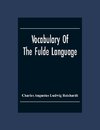 Vocabulary Of The Fulde Language