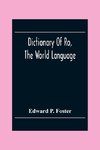 Dictionary Of Ro, The World Language