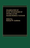 Examination of Basic Weaknesses of Income as the Major Federal Tax Base