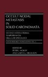 Occult Nodal Metastasis in Solid Carcinomata