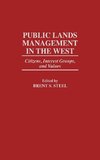 Public Lands Management in the West