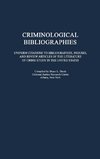 Criminological Bibliographies