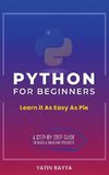 PYTHON FOR BEGINNERS