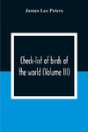 Check-List Of Birds Of The World (Volume III)