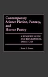 Contemporary Science Fiction, Fantasy, and Horror Poetry