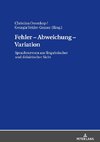 Fehler - Abweichung - Variation