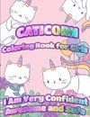 Caticorn Coloring Book For Girls