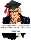 HESI A2 Reading, English, and Vocabulary Test Practice Questions