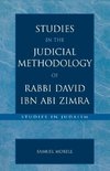 Studies in the Judicial Methodology of Rabbi David Ibn ABI Zimra