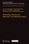 Defending Checks and Balances in EU Member States