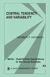 Weisberg, H: Central Tendency and Variability