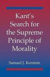 Kant's Search for the Supreme Principle of Morality