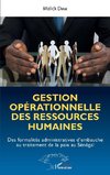 Gestion opérationnelle  des ressources humaines