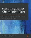 Implementing Microsoft SharePoint 2019