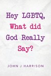 Hey Lgbtq, What Did God Really Say?