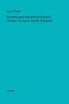 Darstellungen und Interpretationen: Thomas von Aquin und die Scholastik