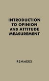 Introduction to Opinion and Attitude Measurement