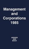 Management and Corporations, 1985