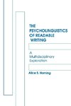 The Psycholinguistics of Readable Writing