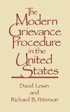 The Modern Grievance Procedure in the United States