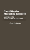 Cost-Effective Marketing Research