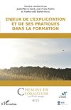 Enjeux de l'explicitation et de ses pratiques dans la formation