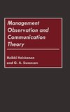 Management Observation and Communication Theory