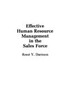 Effective Human Resource Management in the Sales Force