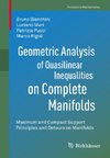 Geometric Analysis of Quasilinear Inequalities on Complete Manifolds